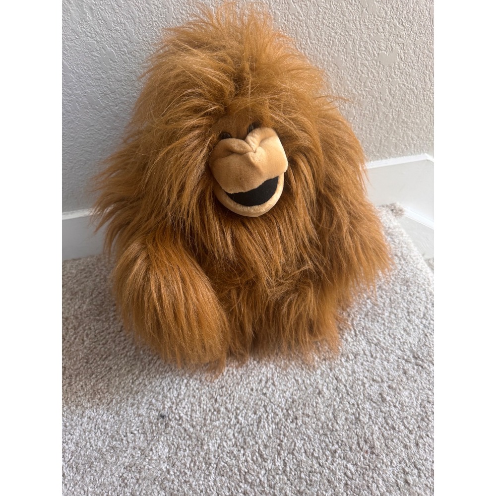 Aurora A&A Plush Orangutan Monkey Long Hair Shaggy Ginger Primate Stuffed Animal